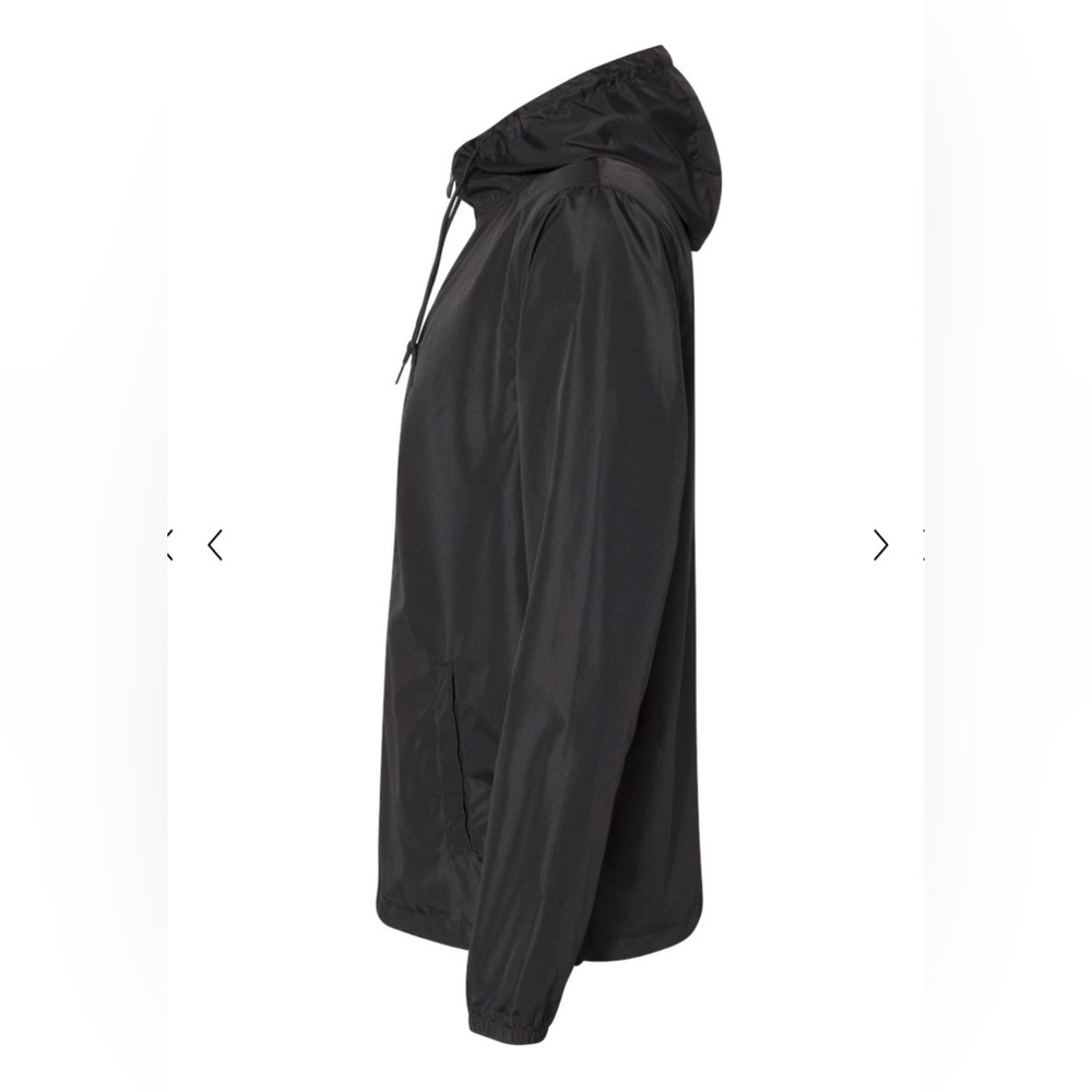NWOT Lightweight Windbreaker Full-Zip Jacket - Independent Trading Co. EXP54LWZ - Picture 4 of 4